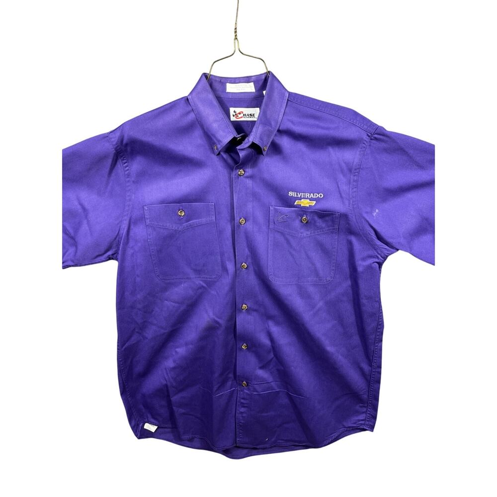 VTG 90’s Chase Authentic’s CHEVY‎ SILVERADO Crew Shirt / Purple /Men’s Large